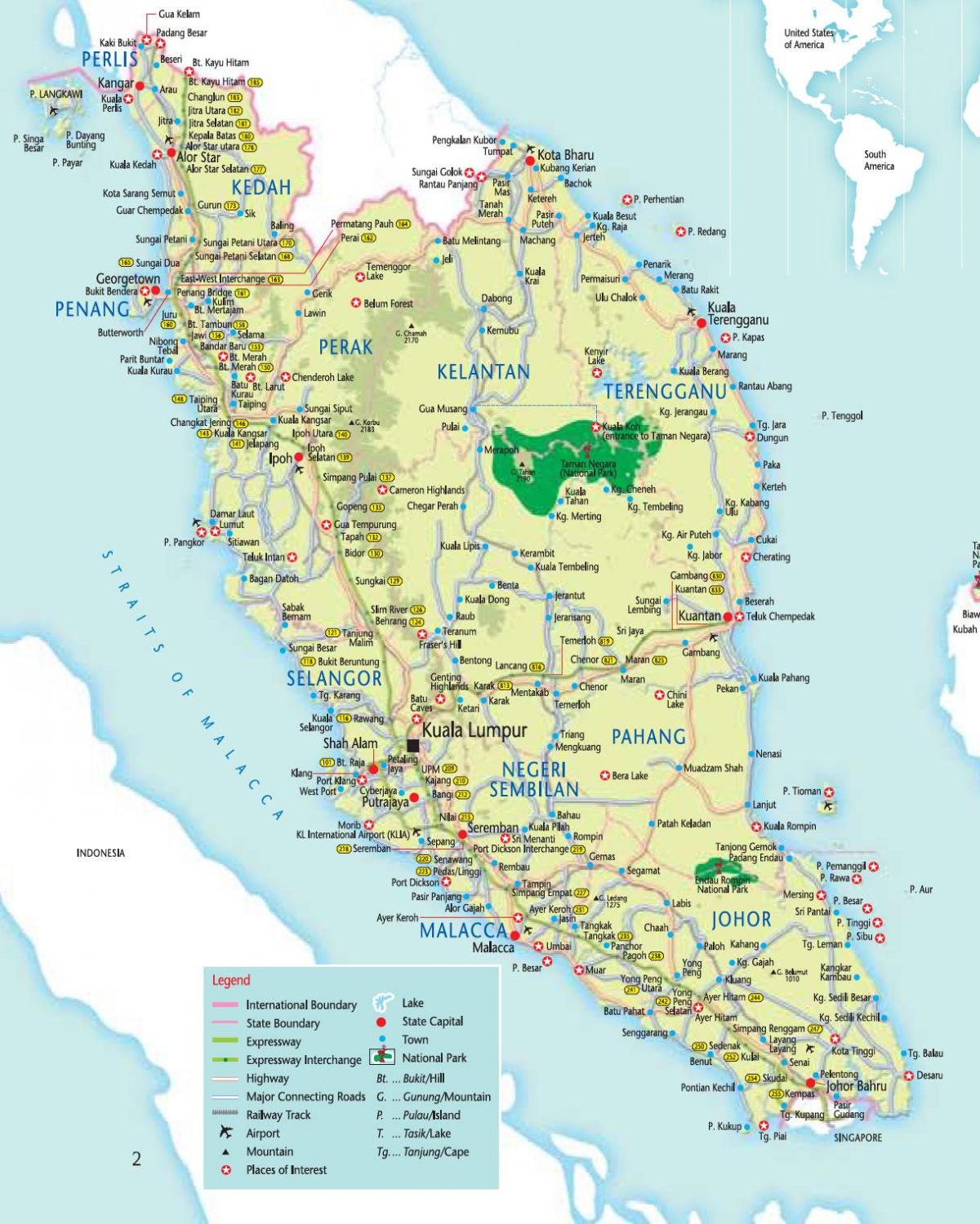 malajzia kuala lumpur térkép