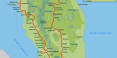 Ktm útvonal térkép malajzia