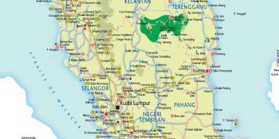 Malajzia kuala lumpur térkép