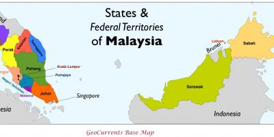 Malajzia ingyenes térkép