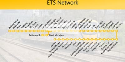 Térkép ets útvonal térkép malajzia
