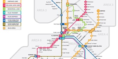 Lrt térkép malajzia 2016