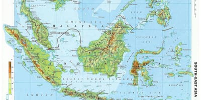 Térkép malajzia topográfiai