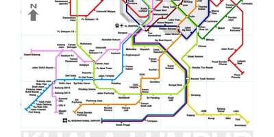 Mrt 3-as vonal útvonal térkép malajzia