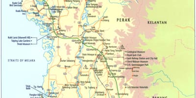 Térkép perak állami malajzia