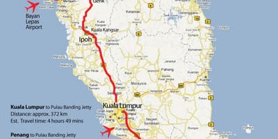 Térkép malajzia nyugati part